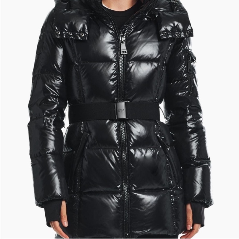 SAM. Soho (old version) Belted Women's Black Puffer Coat